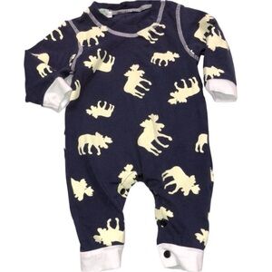 To sleep bear size 80/12-18 months pajama onesie moose print